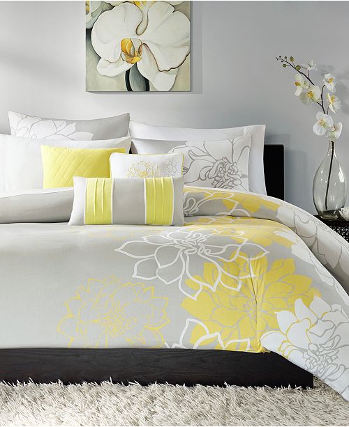 Madison Park Lola 6 Pc Full Queen Duvet Cover Set Reviews Bed