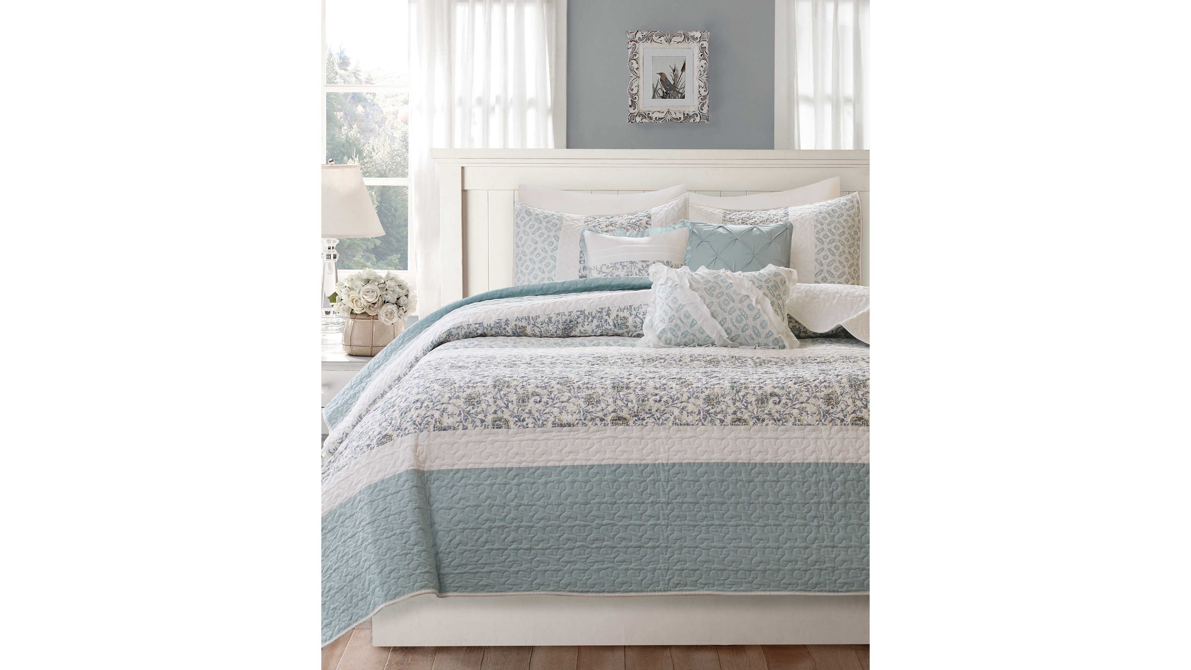 Madison Park Dawn 6-Pc. Quilt Set, King/California King