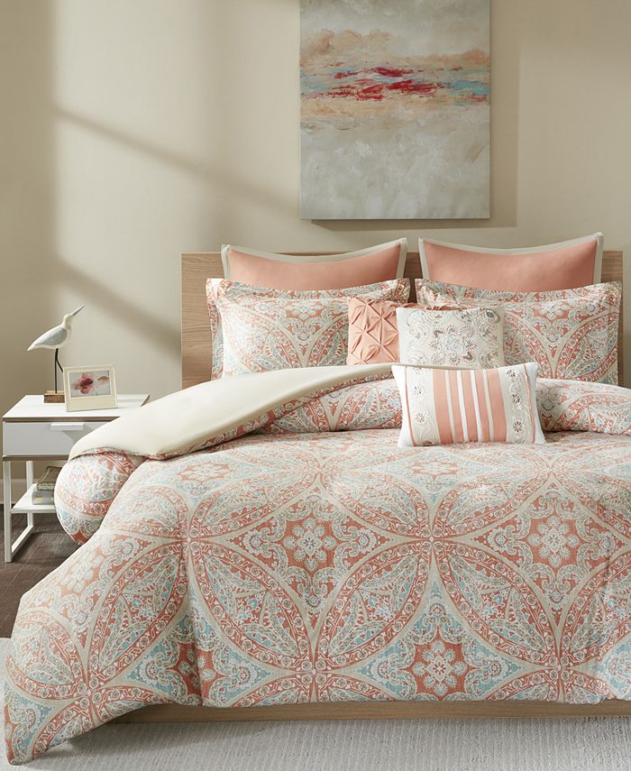 Madison Park Grace 8Pc. King/California King Duvet Cover Set Macy's