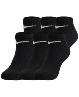 Shop Jordan Little Boys 6-pk. No-show Socks In Black