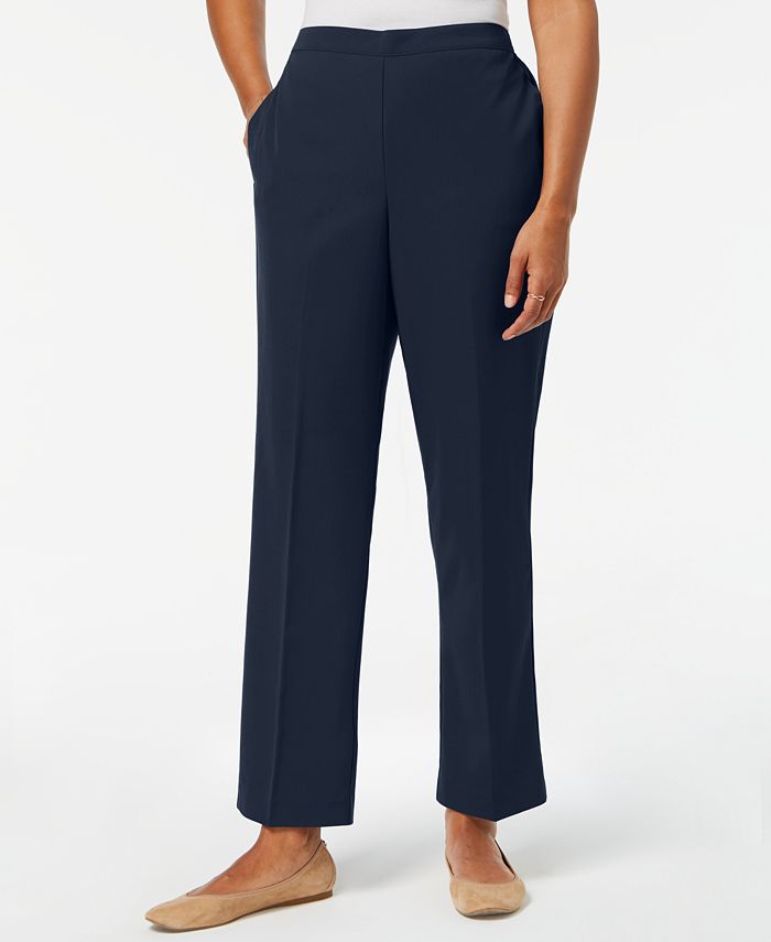 Alfred Dunner Petite Pull-On Pants - Macy's