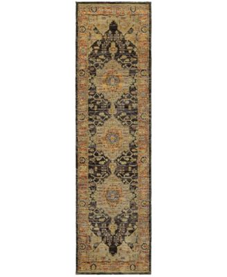 Andorra 7138B 2'3" x 8' Runner Area Rug