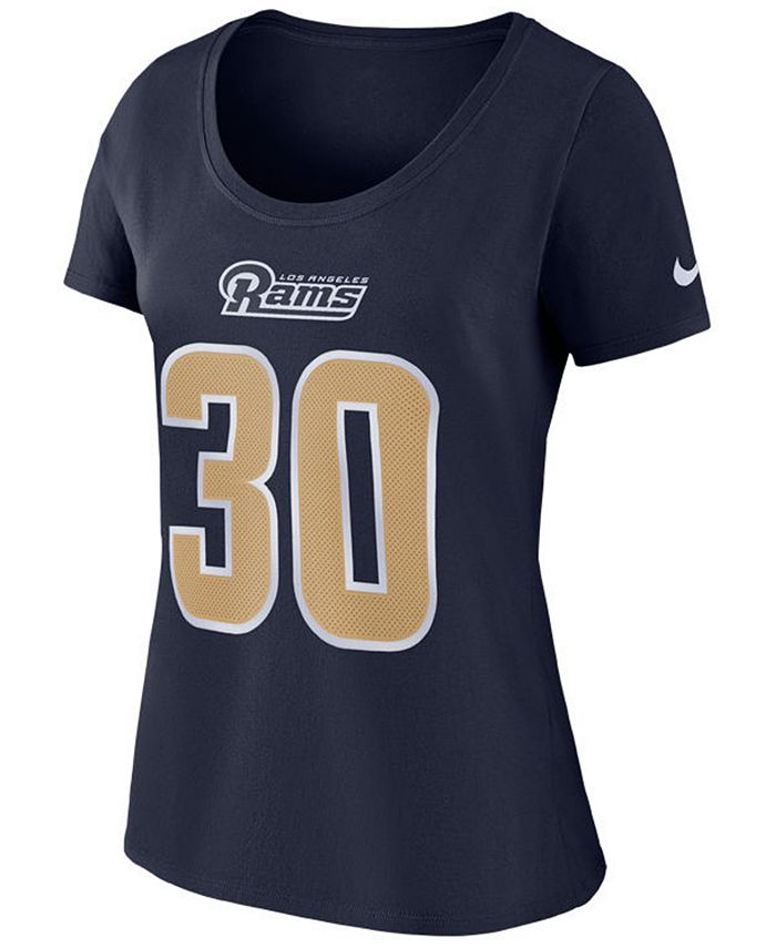 Nike Women's Todd Gurley Los Angeles Rams Player Pride 3.0 T-Shirt - Macy's