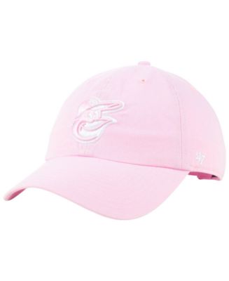 '47 Brand Baltimore Orioles Pink CLEAN UP Cap - Macy's