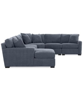 Radley 5-Piece Fabric Chaise Sectional Sofa