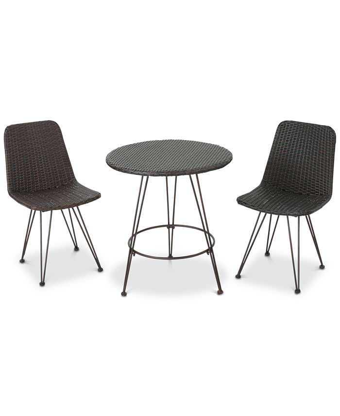 Furniture Mason 3Pc. Outdoor Bistro Set, Quick Ship Macy's