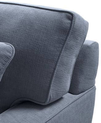 Radley Fabric 6-Piece Chaise Sectional with Wedge