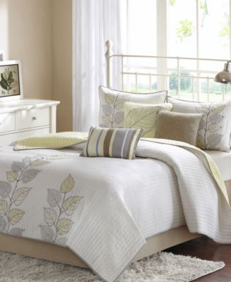 Caelie Quilted 6-Pc. Quilt Set, Queen