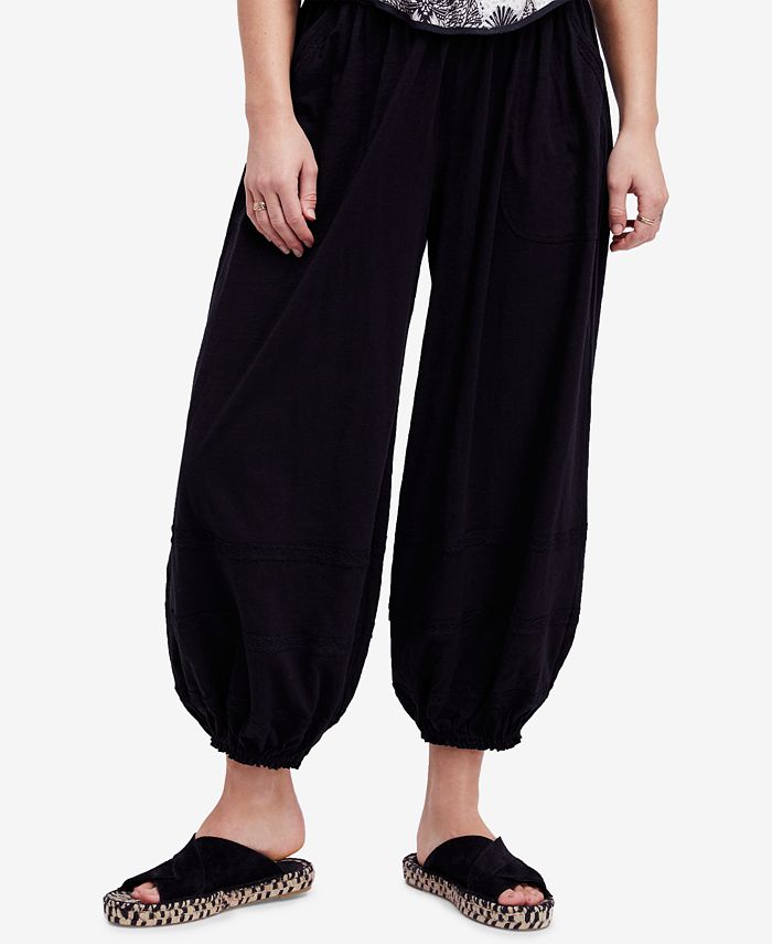 Free People No Thrills Cotton Jogger Pants - Macy's