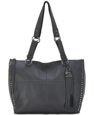 macys leather tote bags