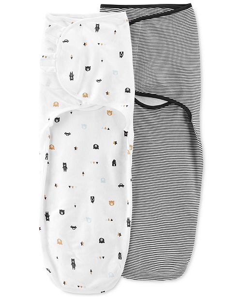 Carter's Baby Boys 2Pack Cotton Swaddle Blankets & Reviews All Kids