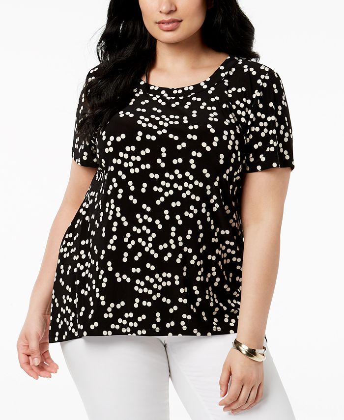Anne Klein Plus Size High-Low T-Shirt - Macy's