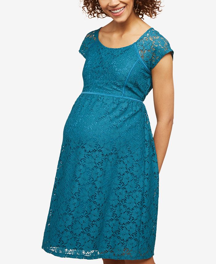 Motherhood Maternity Created for Macy's Lace Dress - Macy's