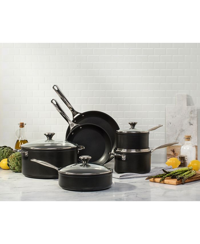 Le Creuset Toughened 10Pc. NonStick Cookware Set Macy's