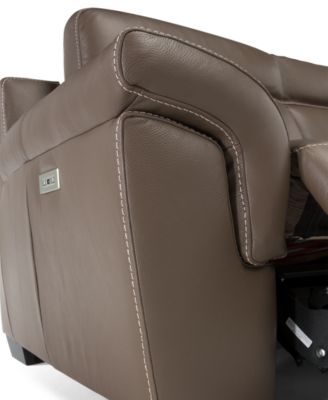 CLOSEOUT! Julius 150" II 6-Pc. Leather Sectional Sofa With 2 Power Recliners, Power Headrests & USB Power Outlet