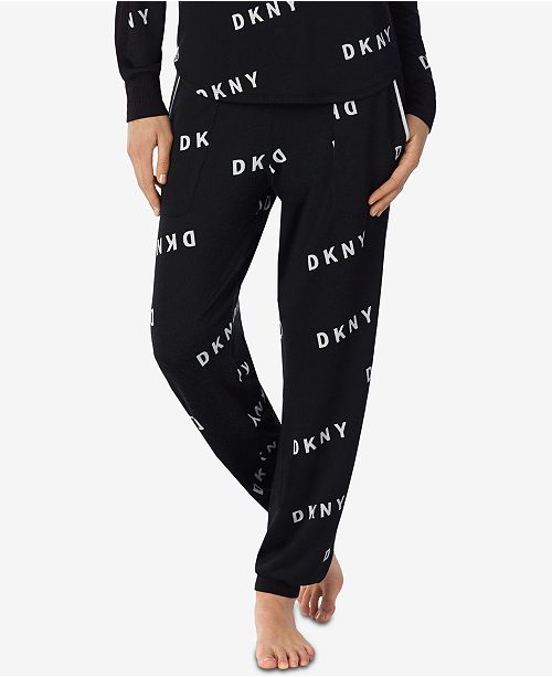 Dkny Logo Knit Jogger Pajama Pants Reviews Bras Panties Lingerie Women Macy S