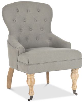 Safavieh - Alyna Arm Chair, Quick Ship