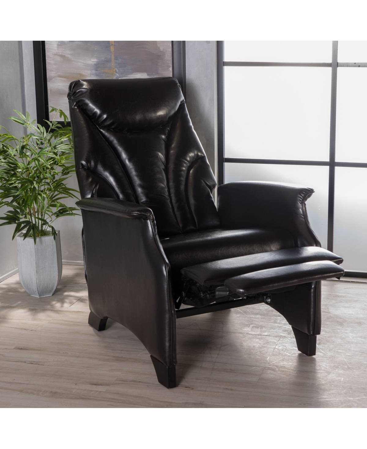 Noble House Harrison Recliner In Espresso