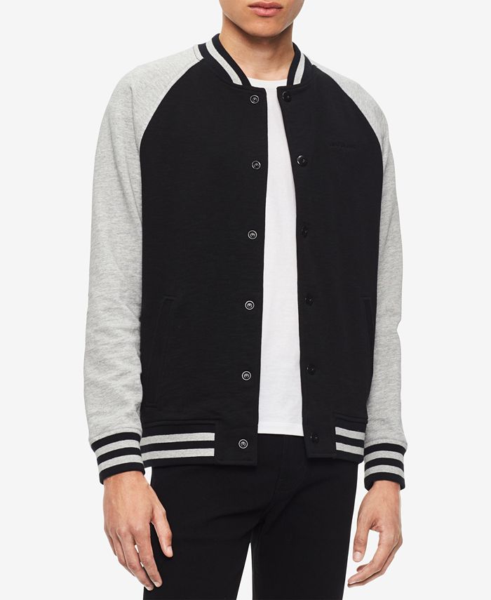 Calvin Klein Jeans Men's Varsity Jacket & Reviews - Coats & Jackets - Men -  Macy's