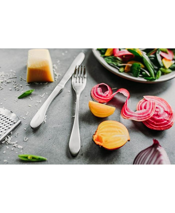 Knork 18/0 Stainless Steel Matte 20Pc. Flatware Set, Service for 4