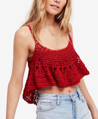 Free People - Free Bird Cotton Crochet Tank Top
