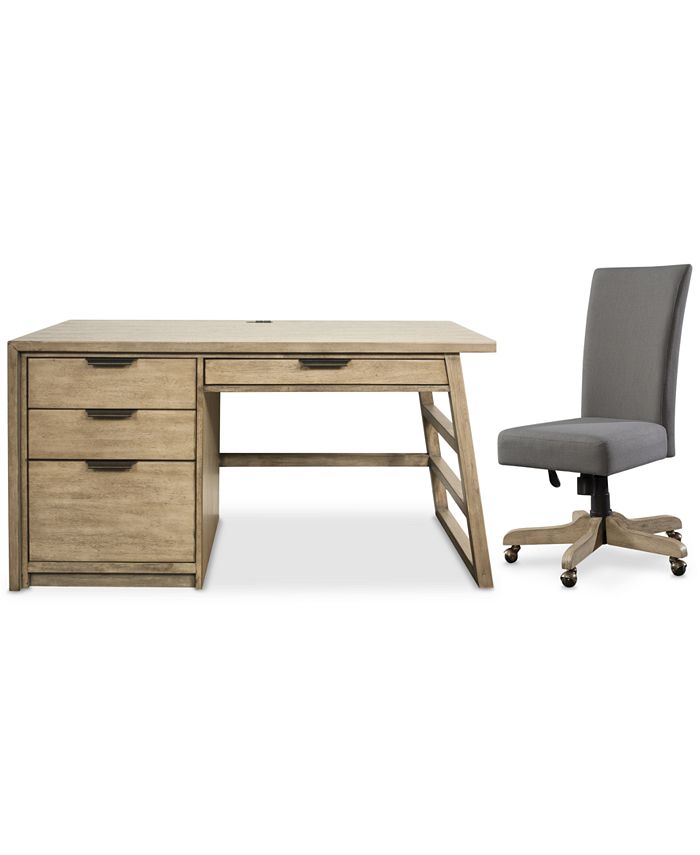 Furniture Ridgeway Home Office Furniture, 2Pc. Set (Single Pedestal