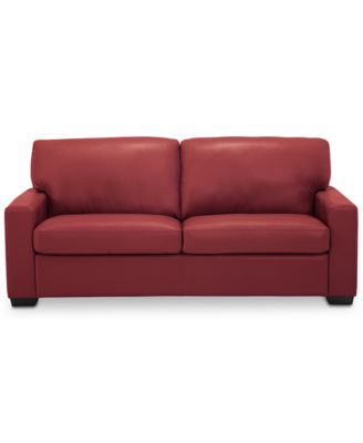 Ennia 75" Leather Apartment Sofa