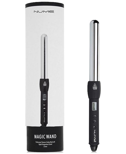 Nume 25mm Magic Curling Wand Black From Purebeauty