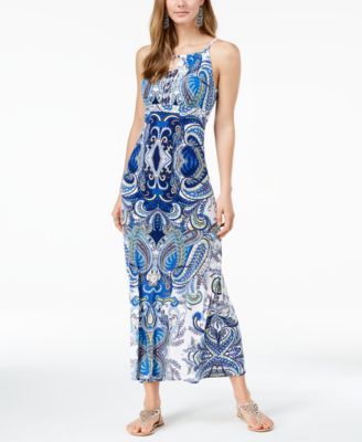 macys halter dresses