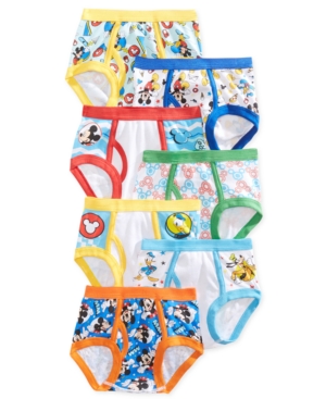 Disney's Mickey Mouse 7-Pk Cotton Briefs Toddler Boys