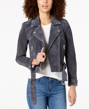 image of Marc New York Suede Moto Jacket