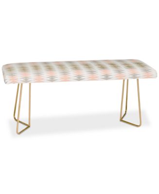 Deny Designs Georgiana Paraschiv Triangles Bench - Macy's