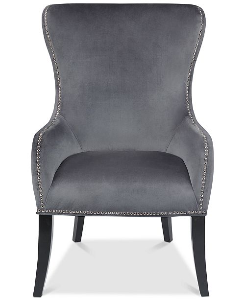 Furniture Jerry Button Tufted Back Accent Chair Reviews Chairs