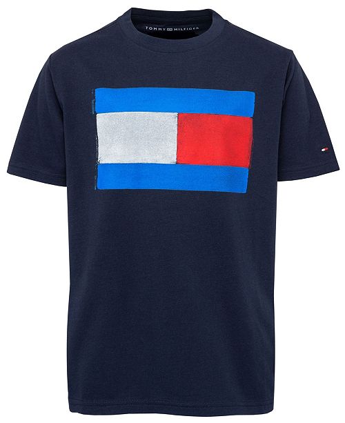Tommy Hilfiger Toddler Boys Tommy Flag Graphic Print T Shirt