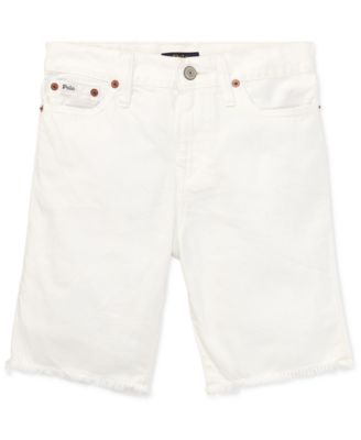 polo denim shorts