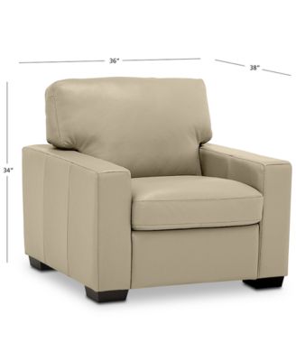 Ennia 36" Leather Armchair