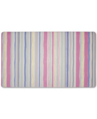 Laura Ashley - Lollies Washed Stripe Anti-Fatigue Gelness 20" x 32" Kitchen Mat