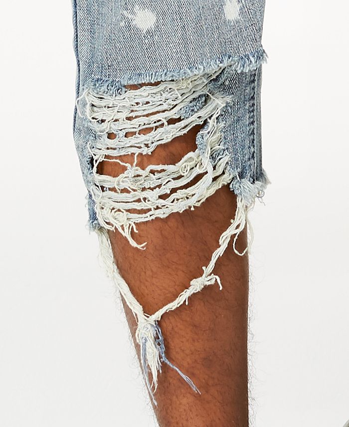 Heritage America Men's Ripped CalfLength Jeans Macy's