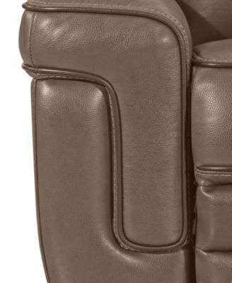 Myars 91" Leather Sofa