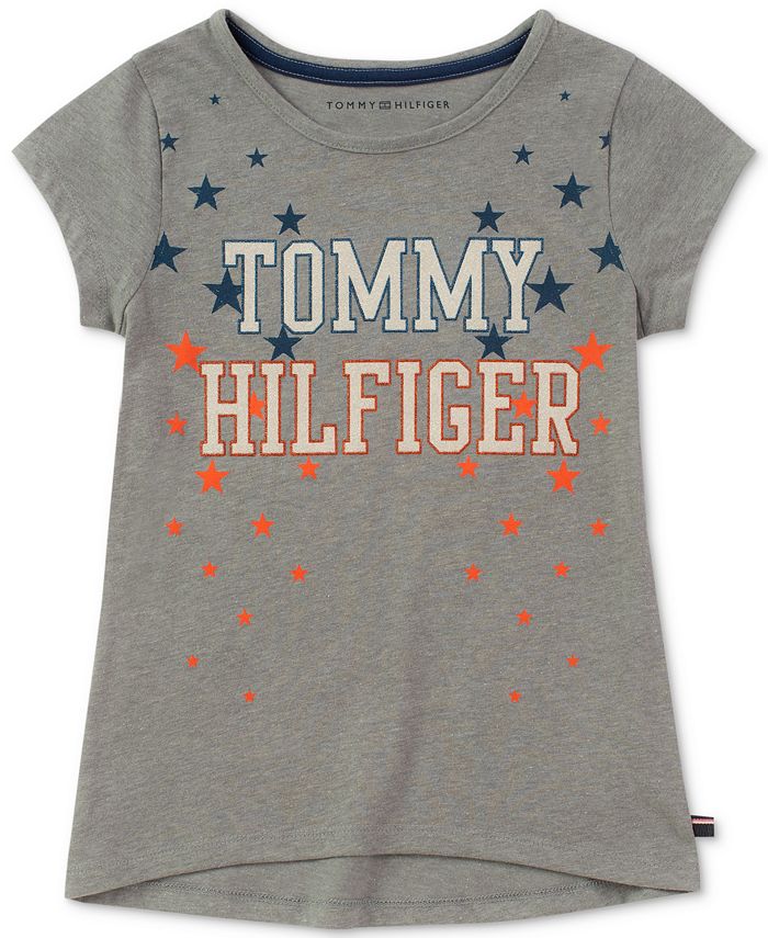Tommy Hilfiger Big Girls Star Logo T-Shirt & Reviews - Shirts & Tops ...