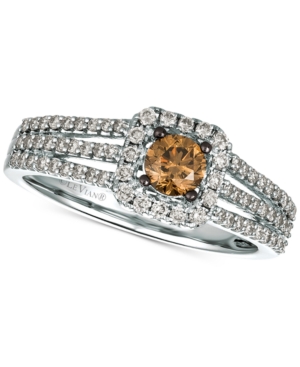 image of Le Vian Diamond Ring (3/4 ct. t.w.) in 14k White Gold, Rose Gold or Yellow Gold.