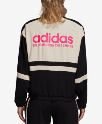 the brand with three stripes jacket