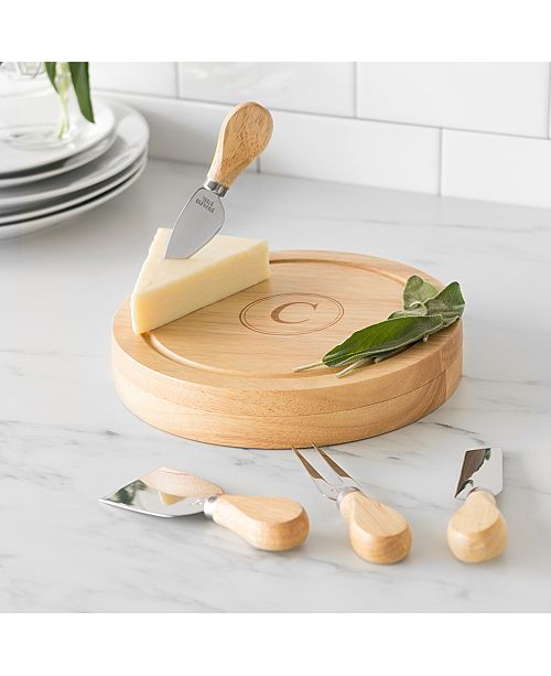 Cathy's Concepts Personalized Gourmet 5Pc. Cheese Board Set with