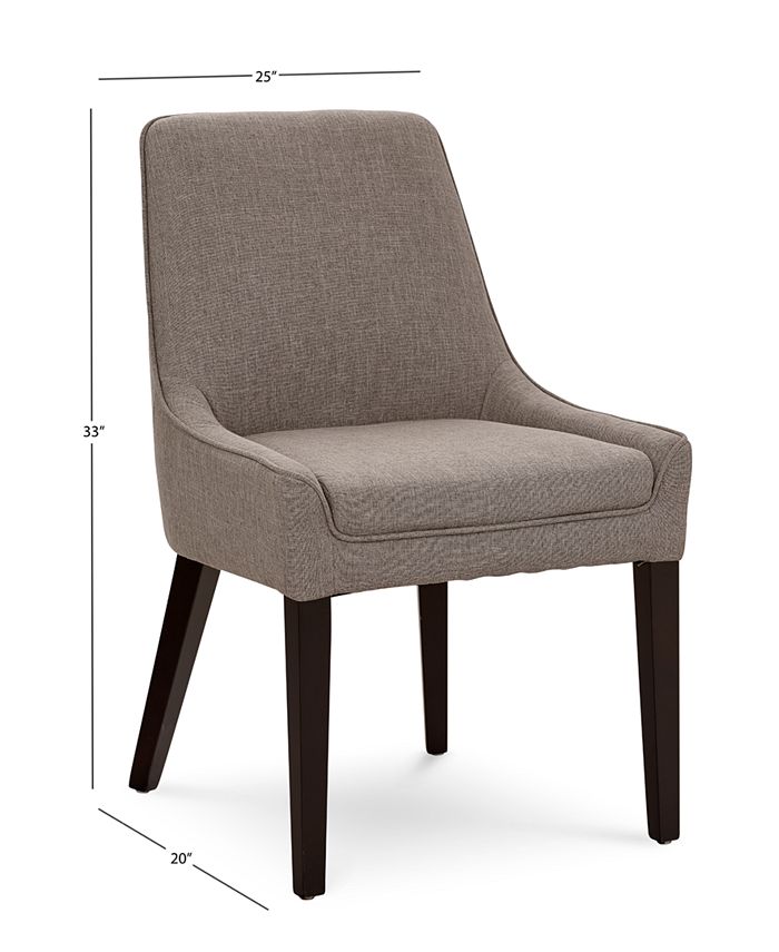 Furniture Everly Square Back Dining Chair, Created for Macy's Macy's