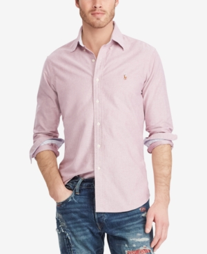 Polo Ralph Lauren Men's Classic Fit Long Sleeve Solid Oxford Shirt