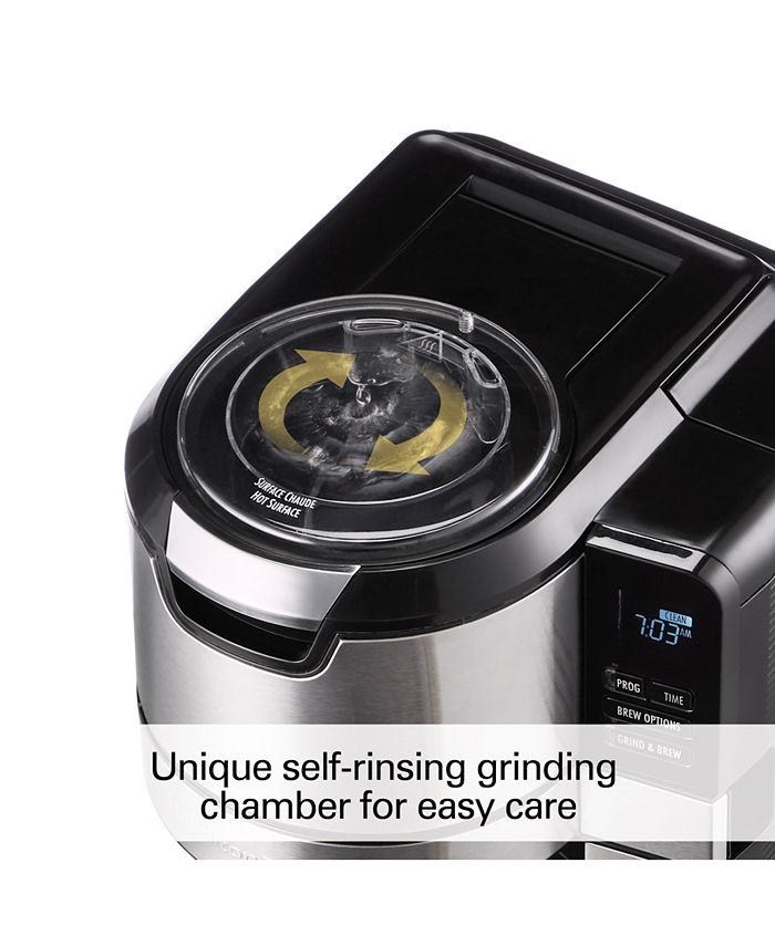 Hamilton Beach Programmable Grind & Brew 12Cup Coffee Maker Macy's