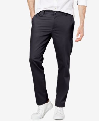 slim black khaki pants
