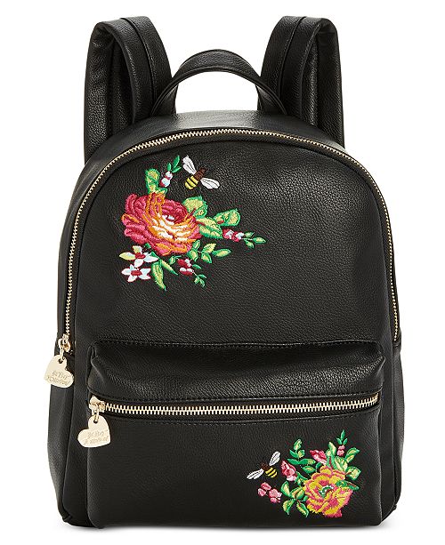 Betsey Johnson Embroidered Backpack Reviews Handbags