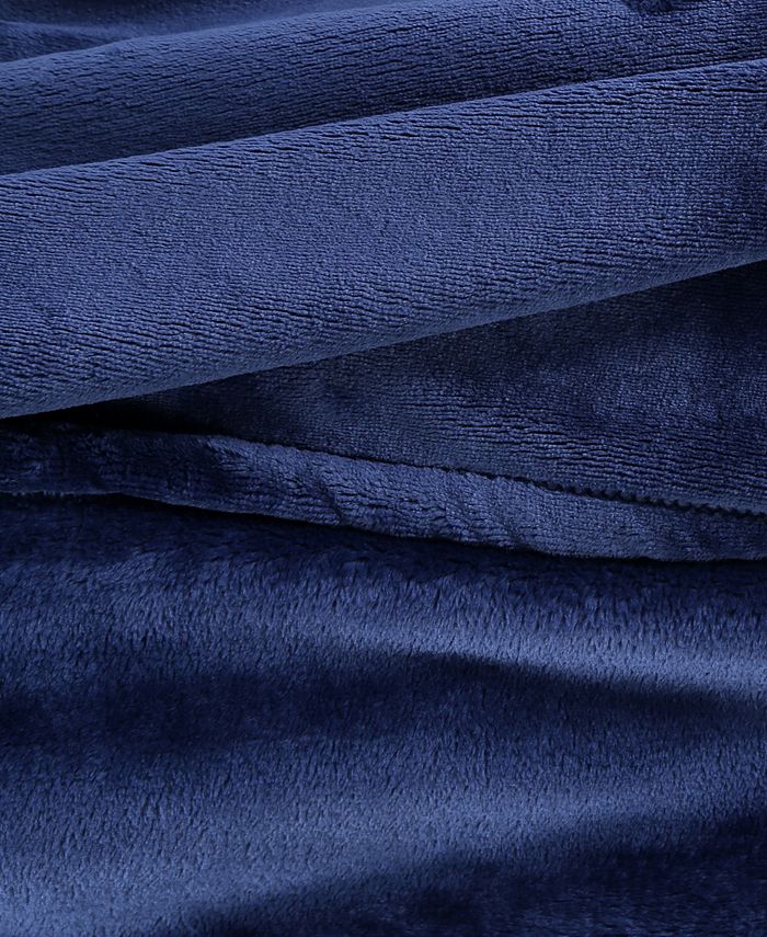 Berkshire Heavyweight VelvetLoft 108" x 90" King Blanket Macy's