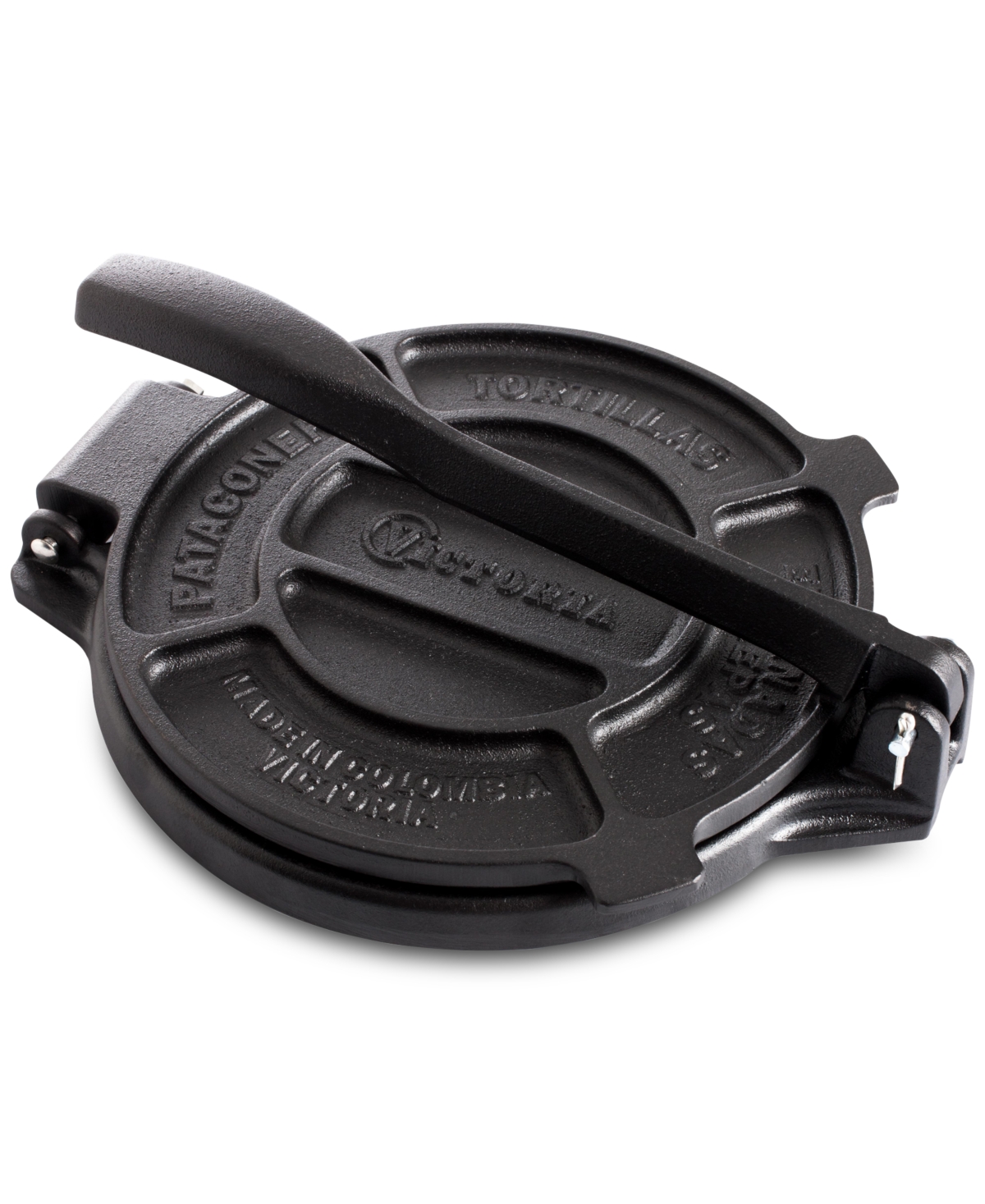 Victoria 8" Cast Iron Tortilla Press & Pataconera